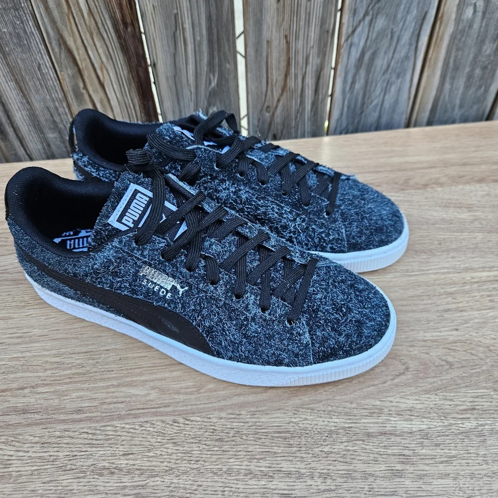 Puma Textured Black Sneakers Womens Size 9 - Picture 8 of 16
